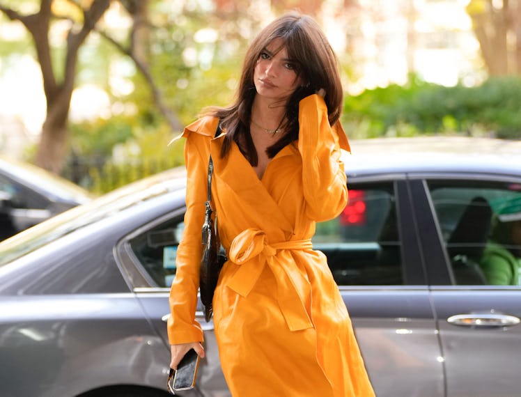 Emily Ratajkowski is seen on November 28, 2022