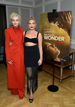 Julia Garner and Florence Pugh attend Netflix's The Wonder LA Tastemaker at The London West Hollywoo...
