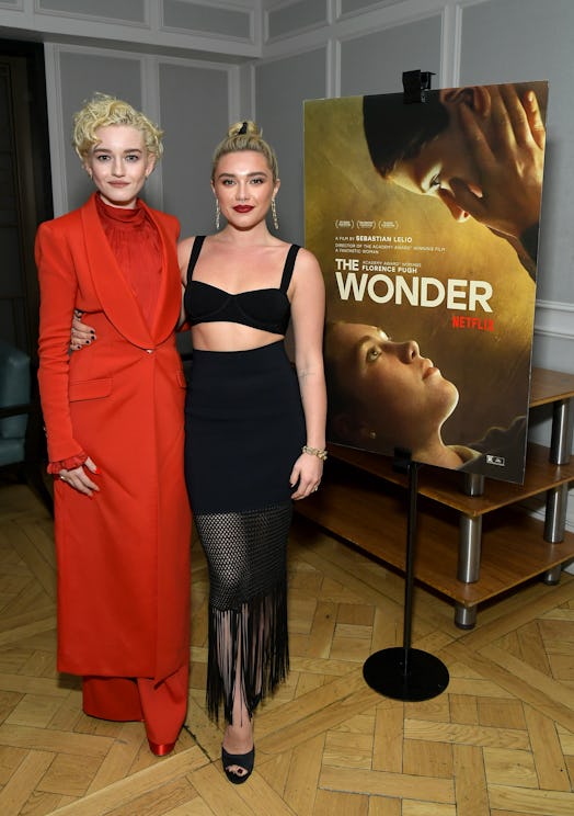 Julia Garner and Florence Pugh attend Netflix's The Wonder LA Tastemaker at The London West Hollywoo...