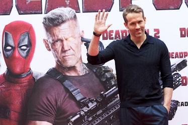 MADRID, SPAIN - MAY 07:  Actor Ryan Reynolds attends 'Deadpool 2' photocall at the Villamagna Hotel ...