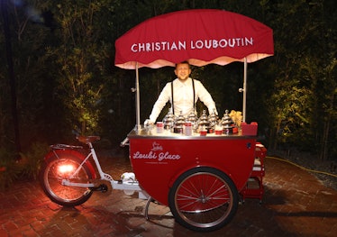 MIAMI BEACH, FLORIDA - NOVEMBER 28: Gelato is served to guests as ICA Miami, W Magazine, AND Christi...