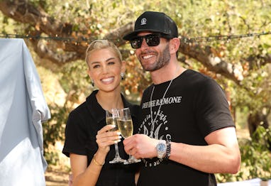 CHATSWORTH, CALIFORNIA - SEPTEMBER 02: Heather Rae Young and Tarek El Moussa attend the PETA hosts b...