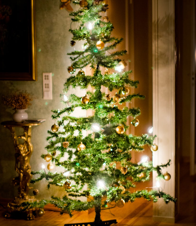 leaving an artificial christmas tree plugged in can lead to fire risks, experts explain