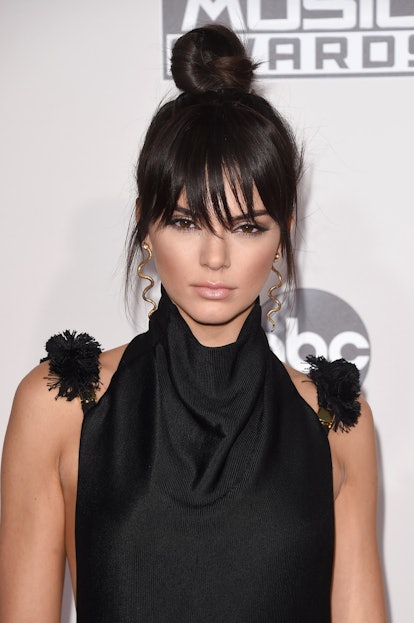 Kendall Jenner Beauty Evolution: Model Kendall Jenner, with piecey bangs, attends the 2015 American ...