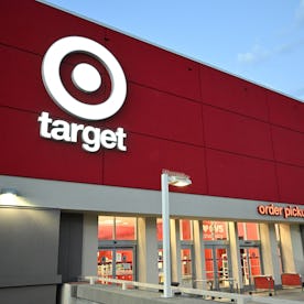 The exterior of a Target store in Los Angeles, California before the start of business on August 17,...