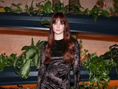 Sophie Turner with new blunt bangs at Glamour's the 2022 Women of the Year Awards on November 01, 20...