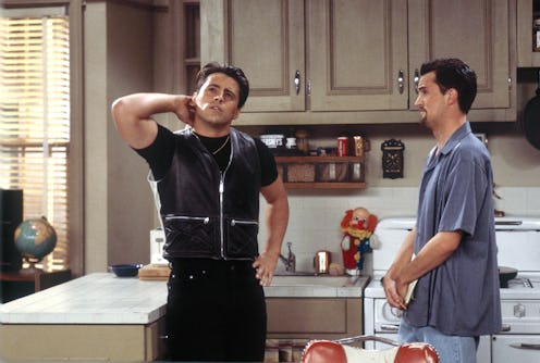 FRIENDS -- "The One with the Flashback" Episode 6 -- Pictured: (l-r) Matt Le Blanc as Joey Tribbiani...