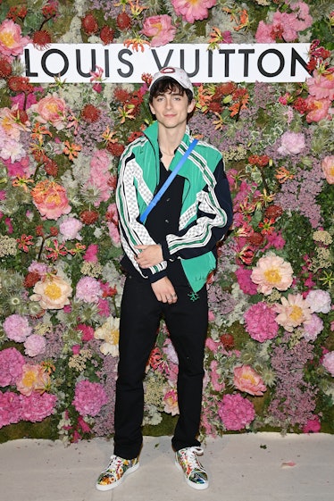 Timothée Chalamet style evolution: Timothée Chalamet attends the Louis Vuitton Dinner at Fred L'Ecai...