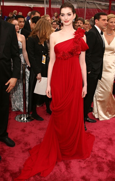 Anne Hathaway attends the 80th Annual Academy Awards 