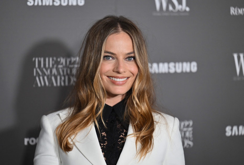 Margot Robbie's White Suit Is An Elevated Version Of Her Barbie Look