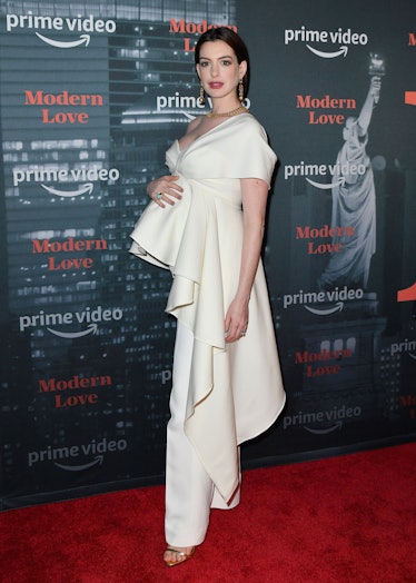 US actress Anne Hathaway attends the Amazon Prime Video "Modern Love" premiere 