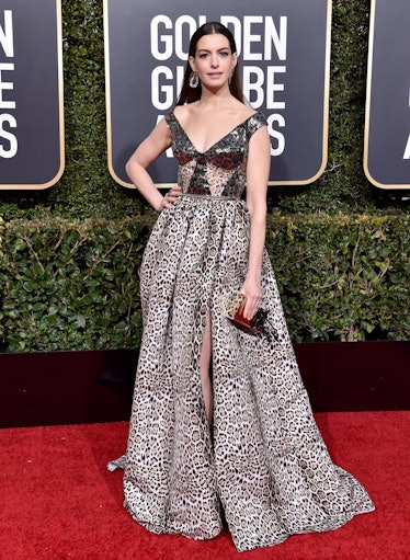 Anne Hathaway attends the 76th Annual Golden Globe Awards