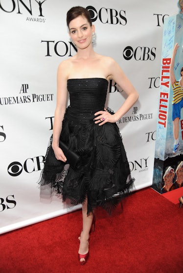 Anne Hathaway attends the 63rd Annual Tony Awards
