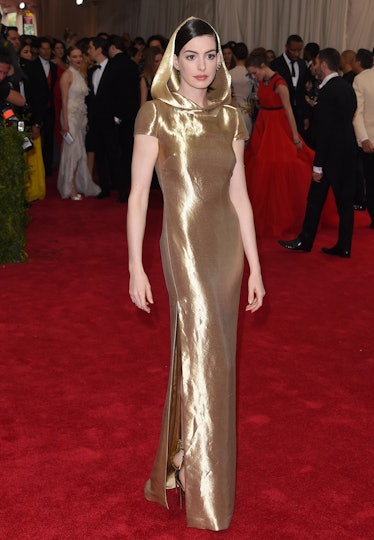 Anne Hathaway attends the 'China: Through The Looking Glass' Costume Institute Benefit Gala
