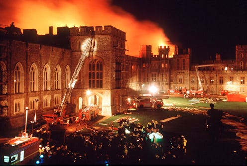 WINDSOR, UNITED KINGDOM - NOVEMBER 20:  Another Disaster In The Queen's "annus Horribilis" When A  F...