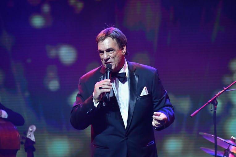 BEVERLY HILLS, CA - FEBRUARY 21: Robert Davi speaks onstage at the UCLA IoES honors Barbra Streisan...