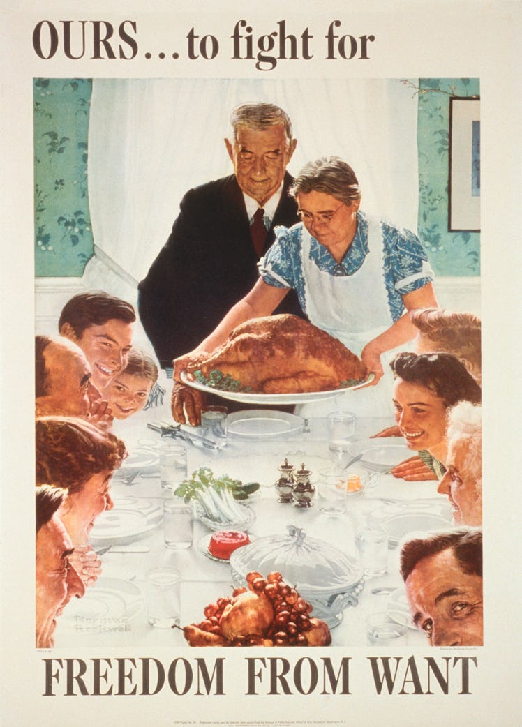 Ours to fight for #freedom from want/Norman Rockwell. Washington, D.C. U.S. Government Printing Offi...