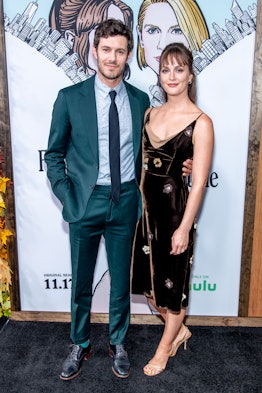 Adam Brody and Leighton Meester attend FX's "Fleishman Is In Trouble."