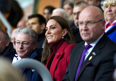 Catherine, Princess of Wales during the England vs Papua New Guinea Rugby League WC