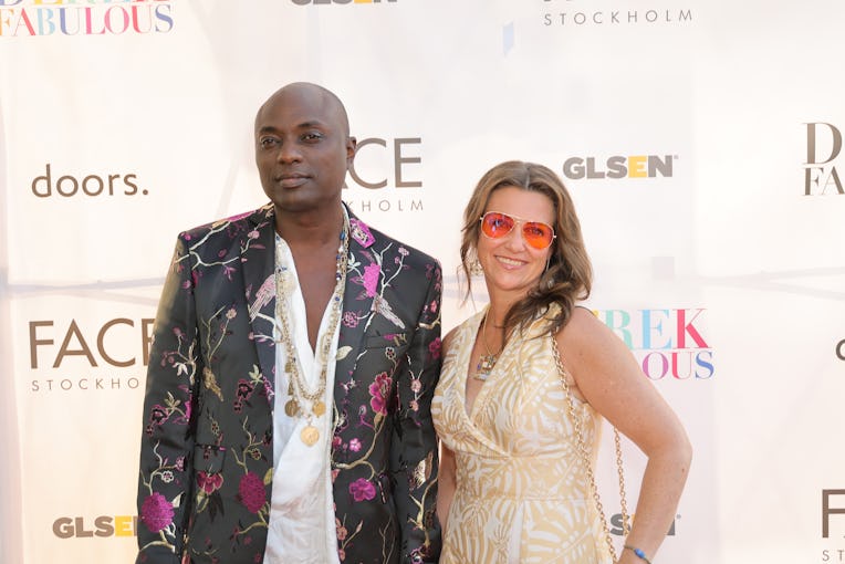 WEST HOLLYWOOD, CALIFORNIA - JUNE 10: (L-R) Shaman Durek and Princess Martha-Louise of Norway attend...