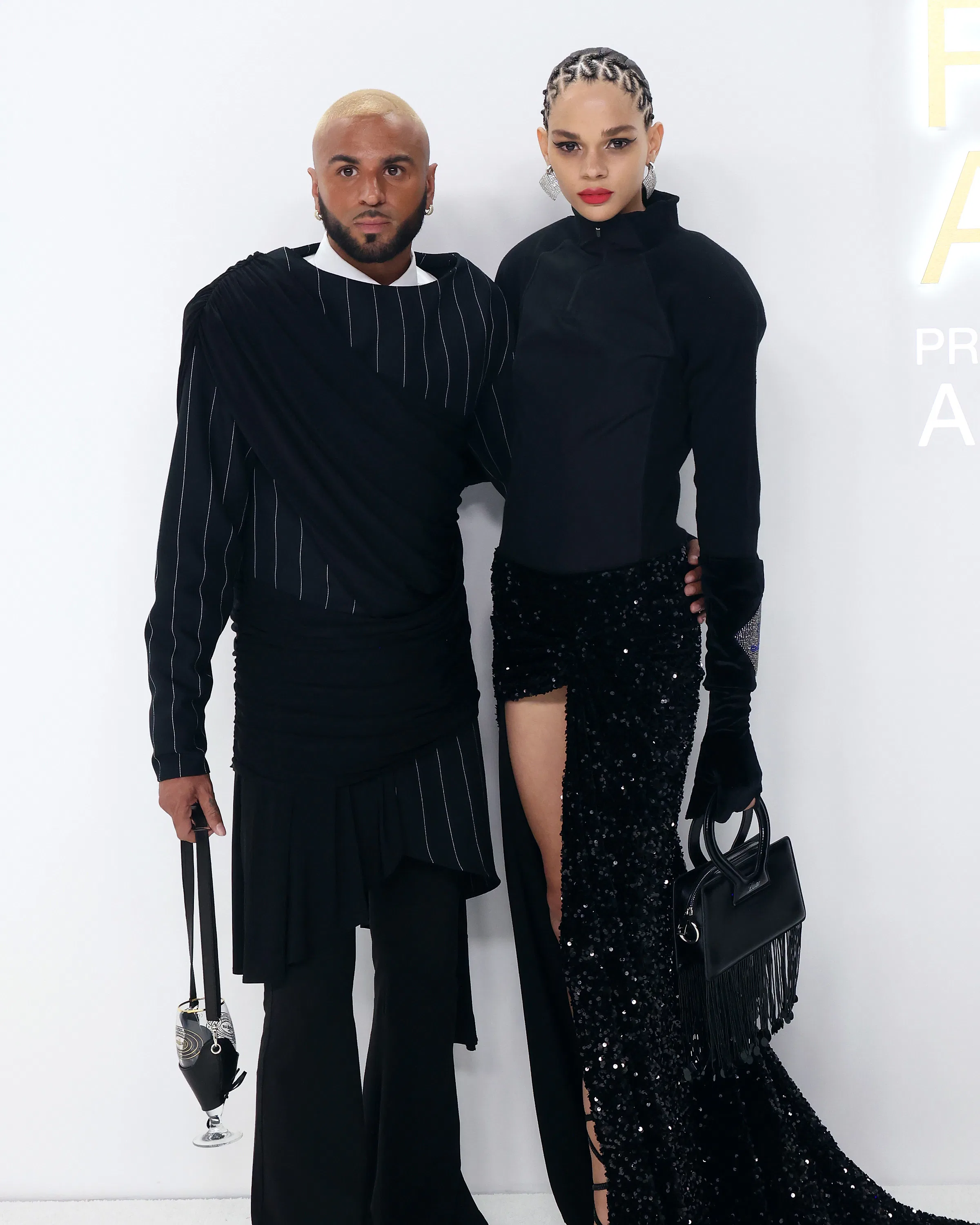 NEW YORK, NEW YORK - NOVEMBER 07: Raul Lopez and Hiandra Martinez attends the 2022 CFDA Awards at Ca...