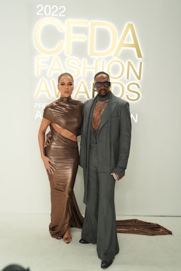Khloe Kardashian and LaQuan Smith attend 2022 CFDA Fashion Awards