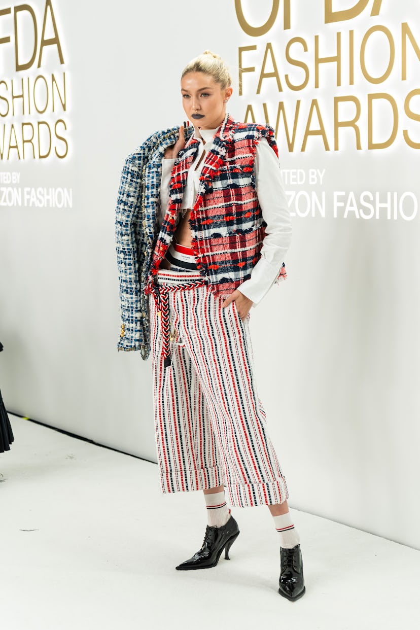 Gigi Hadid attends the 2022 CFDA Fashion Awards