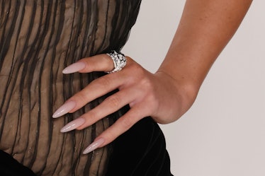 Kylie Jenner, with a balletcore manicure, attends the 2022 CFDA Awards at Casa Cipriani on November ...
