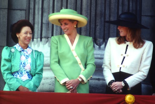 LONDON, ENGLAND - SEPTEMBER 15: Princess Margaret, Countess of Snowdon, Diana, Princess of Wales, we...
