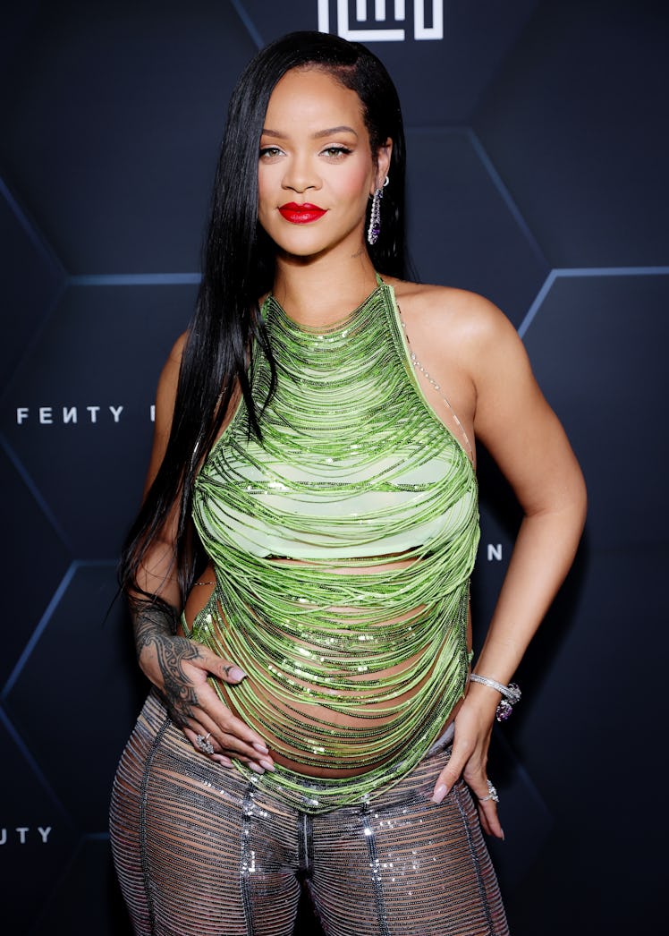 Rihanna's style evolution includes the outfit Rihanna wore to celebrate Fenty Beauty & Fenty Skin at...