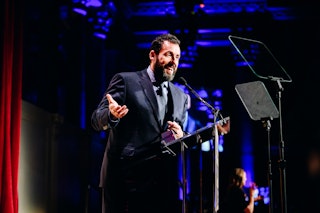 Adam Sandler at The 2022 Gotham Awards held at Cipriani Wall Street on November 28, 2022 in New York...