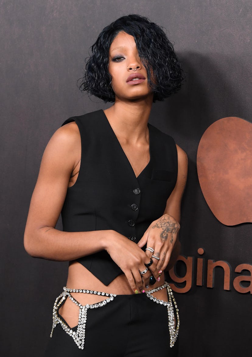 Willow Smith arrives at the Apple Original Films' "Emancipation"  