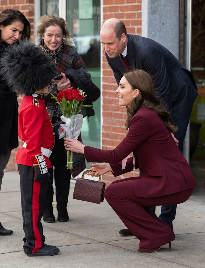 BOSTON, MASSACHUSETTS - DECEMBER 01: Prince William, Prince of Wales and Catherine, Princess of Wale...