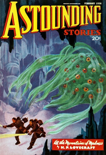 Astounding Stories - February 1936 (Street & Smith) - "At the Mountains of Madness" by H. P. Lovecra...