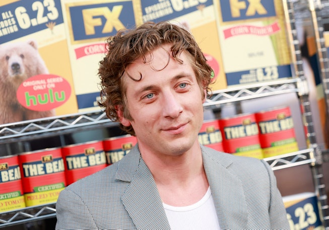 US actor Jeremy Allen White arrives to the Los Angeles premiere of  FX's "The Bear" held at Goya Stu...