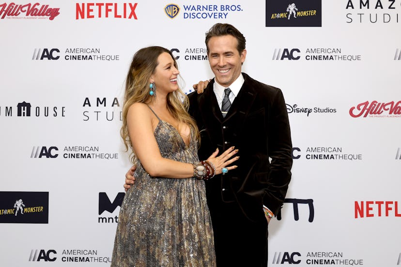 BEVERLY HILLS, CALIFORNIA - NOVEMBER 17: (L-R) Blake Lively and Honoree Ryan Reynolds attend the 36t...