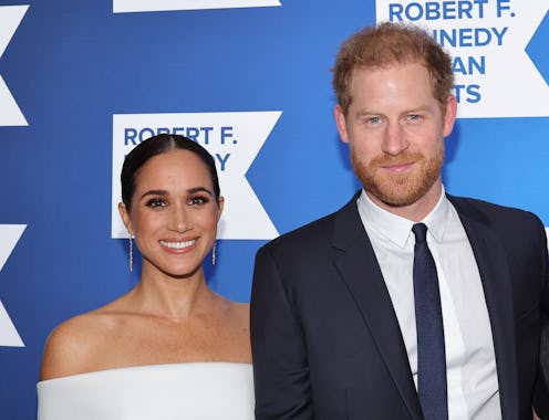 NEW YORK, NEW YORK - DECEMBER 06 Meghan, Duchess of Sussex and Prince Harry, Duke of Sussex attend ...