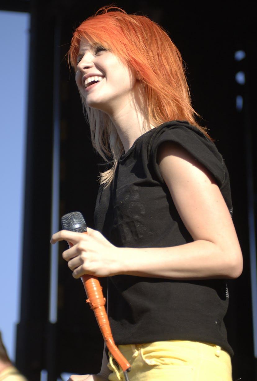 MOUNTAIN VIEW, CA - JULY 01: Hayley Williams and Paramore perform as part of the Vans Warped Tour 20...