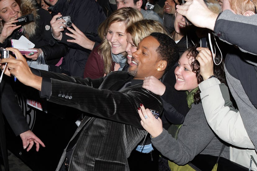 ROME - JANUARY 09:  Will Smith attends the premiere of "I Am Legend" at Warner Village Cinemas Moder...