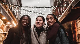 three friends go christmas shopping as they consider how this christmas will be the best for their z...