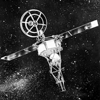 Photo reçue le 14 Août 1962 de la capsule américaine Mariner II, destiné à l'exploration de la planè...