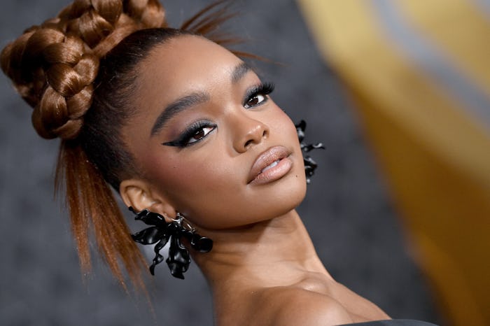 HOLLYWOOD, CALIFORNIA - OCTOBER 26: Marsai Martin attends Marvel Studios' "Black Panther 2: Wakanda ...