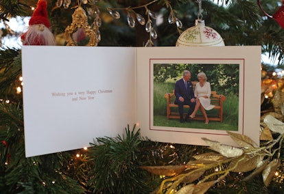 The 2018 Christmas card of the Britain's Prince Charles, Prince of Wales and Britain's Camilla, Duch...
