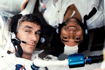 (7-19 Dec. 1972) --- Scientist-astronaut Harrison H. 'Jack' Schmitt, lunar module pilot, took this p...