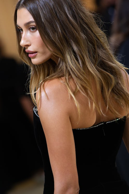 Hailey Baldwin Bieber stepped out in a bikini tee.