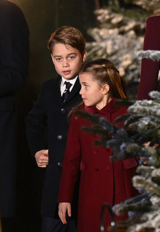 Prince George and Princess Charlotte attended a royal carol sing.