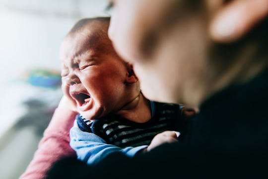 sick baby girl upset, what to do for a baby with a cough