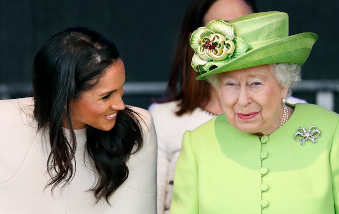 Meghan Markle talked about Queen Elizabeth.