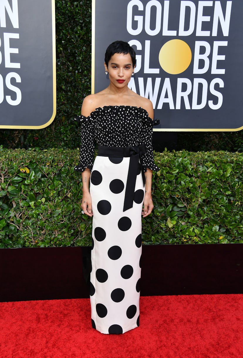 Zoe Kravitz attends the 77th Annual Golden Globe Awards at The Beverly Hilton Hotel on January 05, 2...