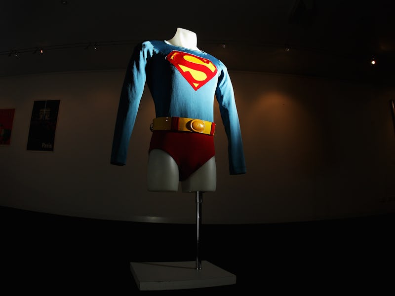MELBOURNE, AUSTRALIA - MAY 23: The Superman costume as worn by Christopher Reeve in Superman III is...